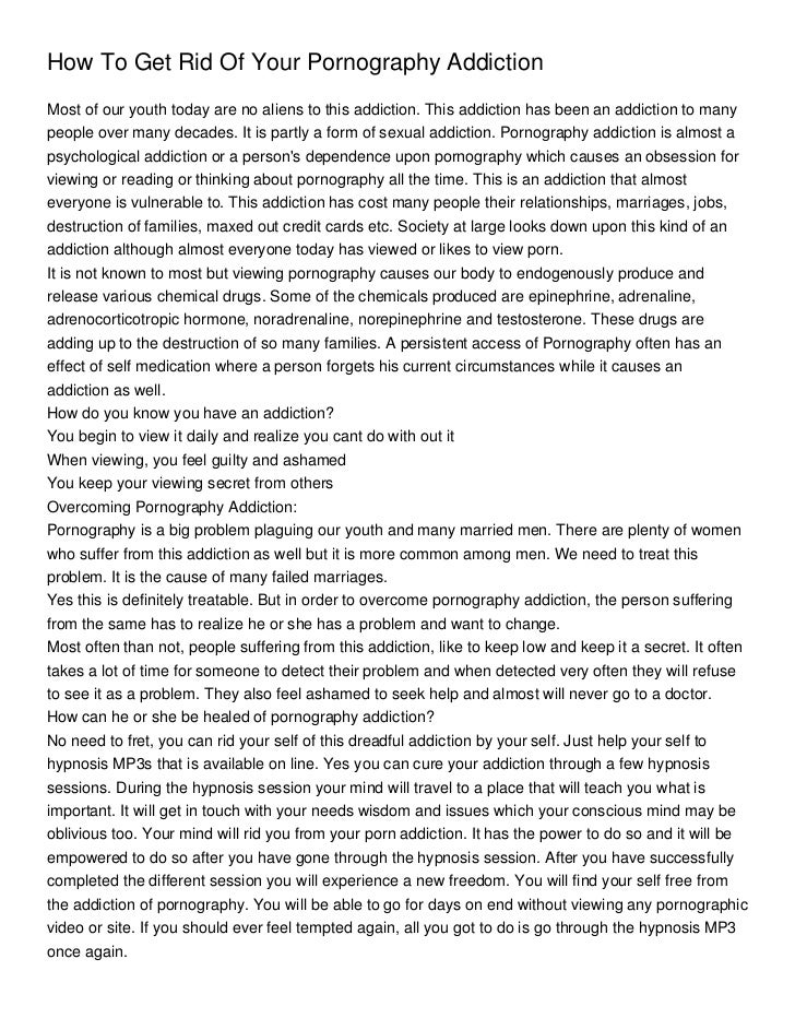 Get rid of porn addiction pic